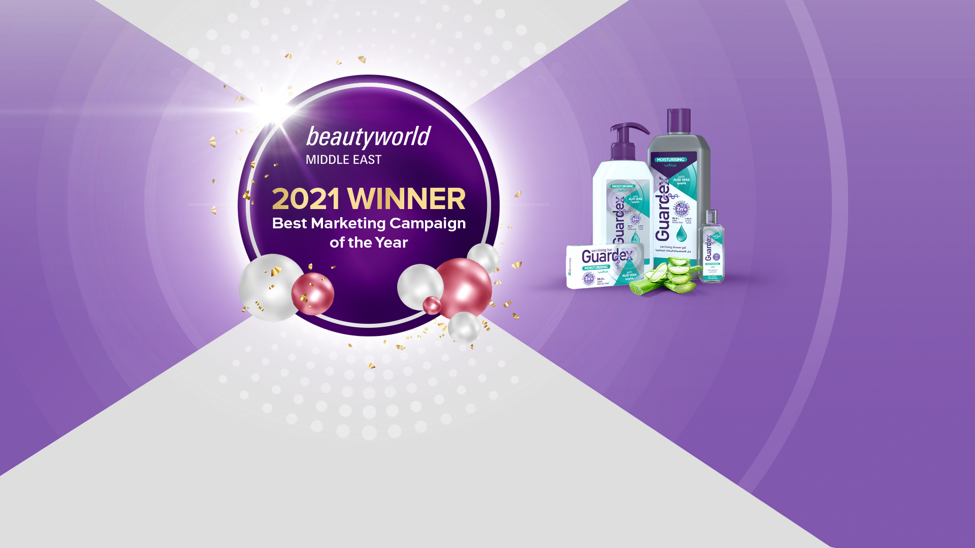 Guardex wins Best Marketing campaign of the year at the Beauty World Middle East Awards